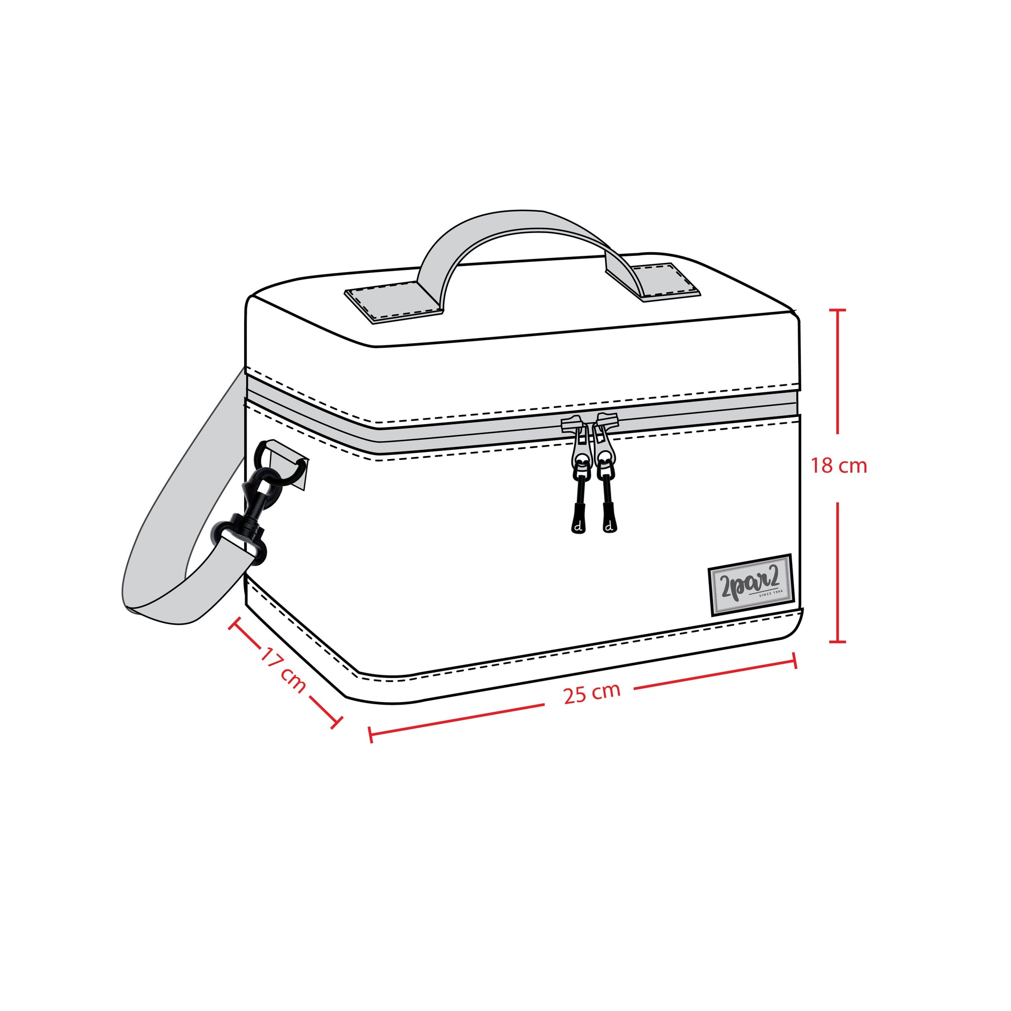 Lunch Box Green Cat Print-3