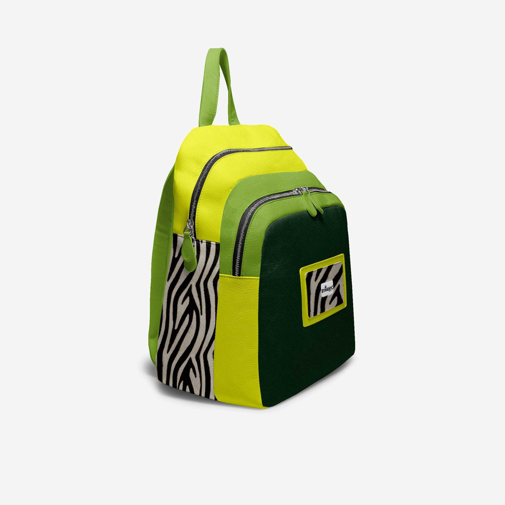 Zebra Jungle Backpack by BYMANYC ® New York – Handmade Vegan Luxury-1