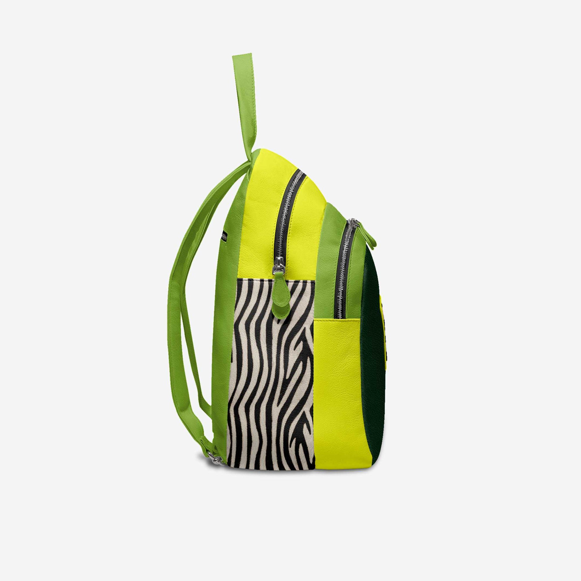 Zebra Jungle Backpack by BYMANYC ® New York – Handmade Vegan Luxury-2
