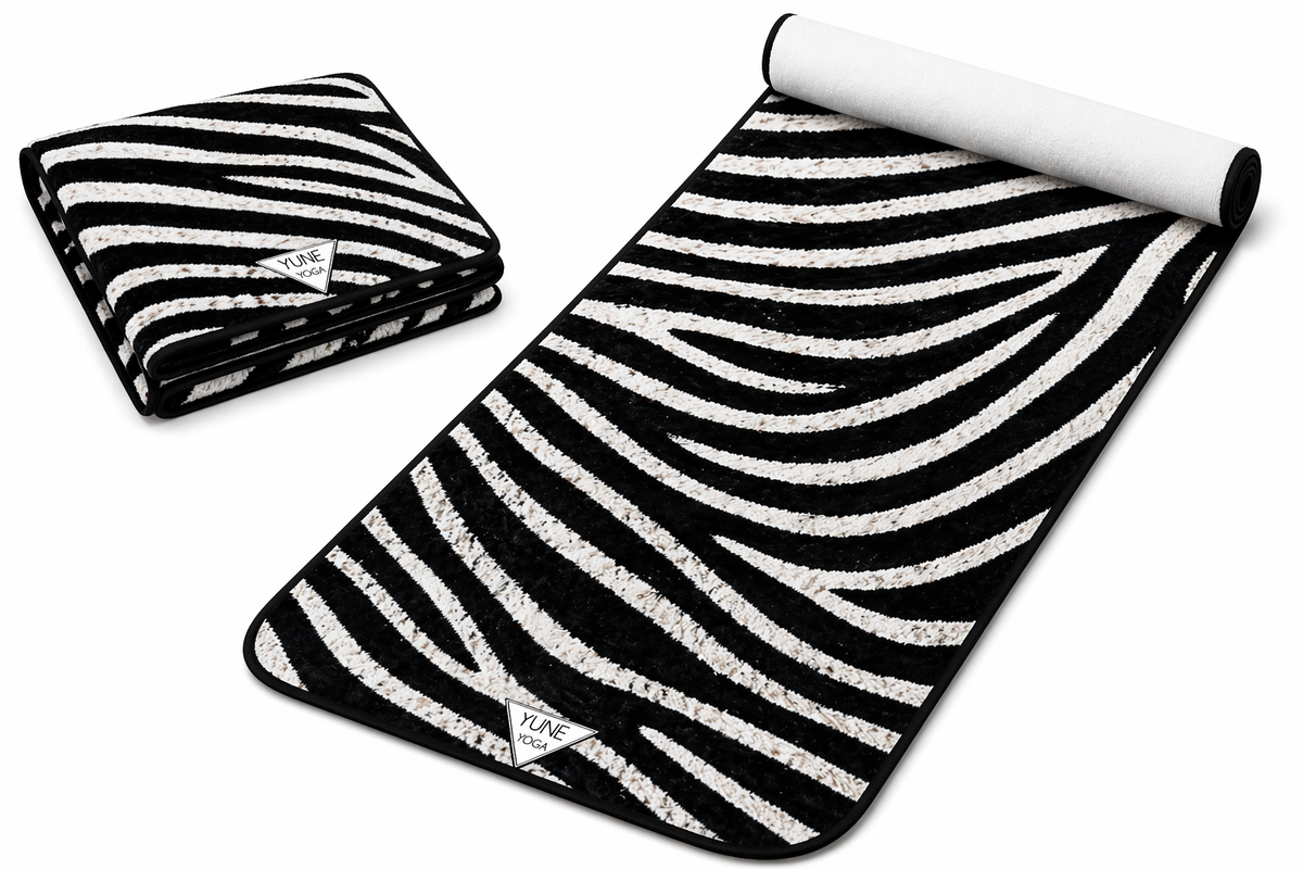 Zebra Yoga Towel