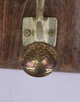 Zerika Antique Gold Coat Hooks Set of 2