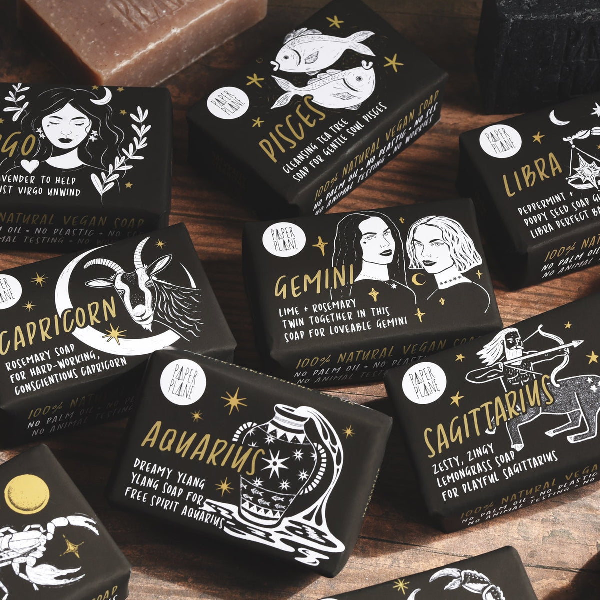 Gemini Star Sign Zodiac Bar - Natural and Vegan Horoscope Soap