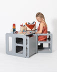 Montessori Weaning Table and Chair Set with Two Chairs