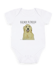 Golden Retriever Baby Bodysuit: For Your Little Weirdo with Big Puppy Energy!