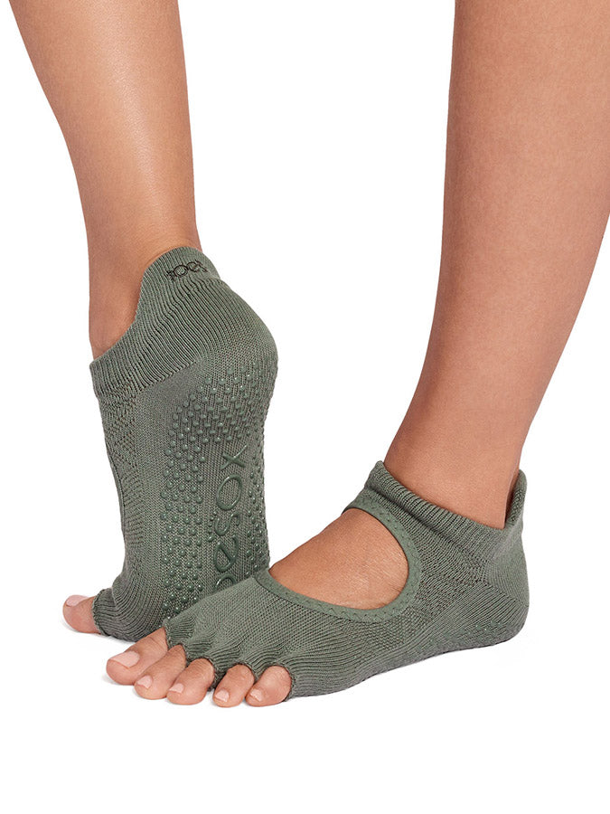 ToeSox Half Toe Bellarina Women's Yoga Grip Socks