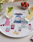 Ashley Thomas Large Melamine Round Tray