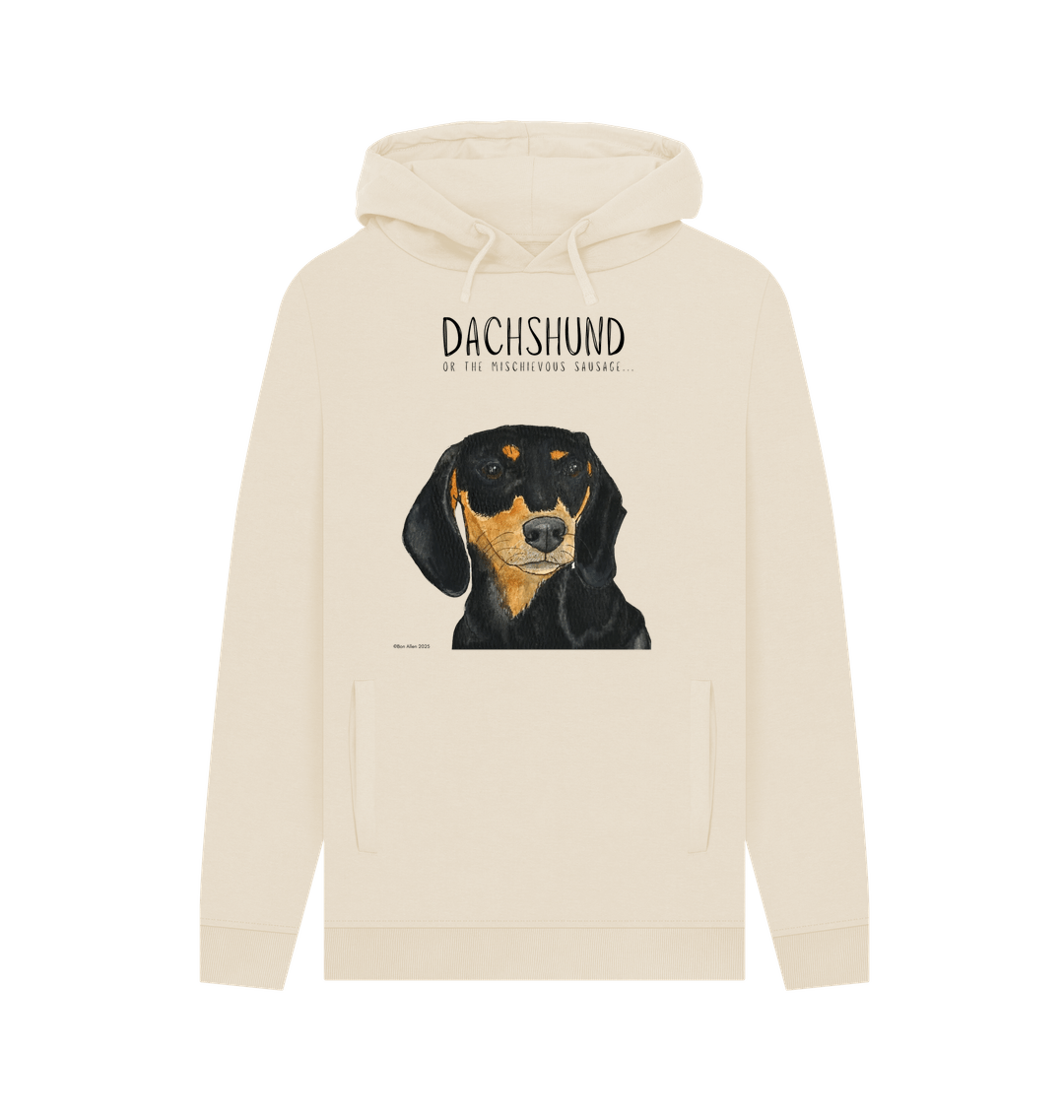 Black &amp; Tan Dachshund Hoodie – Small Legs, Big Attitude!