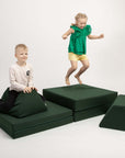 Activity Play Mattress Set in Deep Green