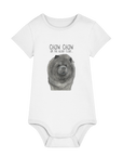 Adorable Blue Chow Chow Baby Bodysuit – Perfect for Little Dog Lovers