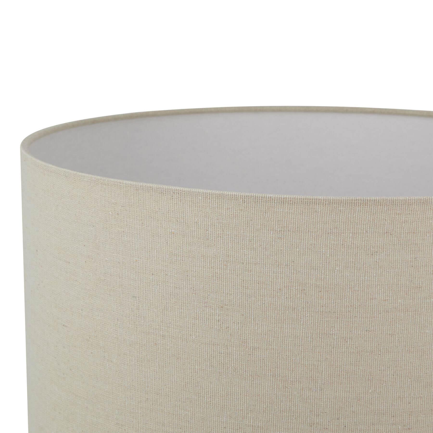 Vintage Flute Table Lamp in Antique White
