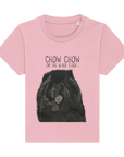 Adorable Black Chow Chow Baby T-Shirt – Cute Dog-Themed Baby Tee | Perfect Gift for Dog Lovers