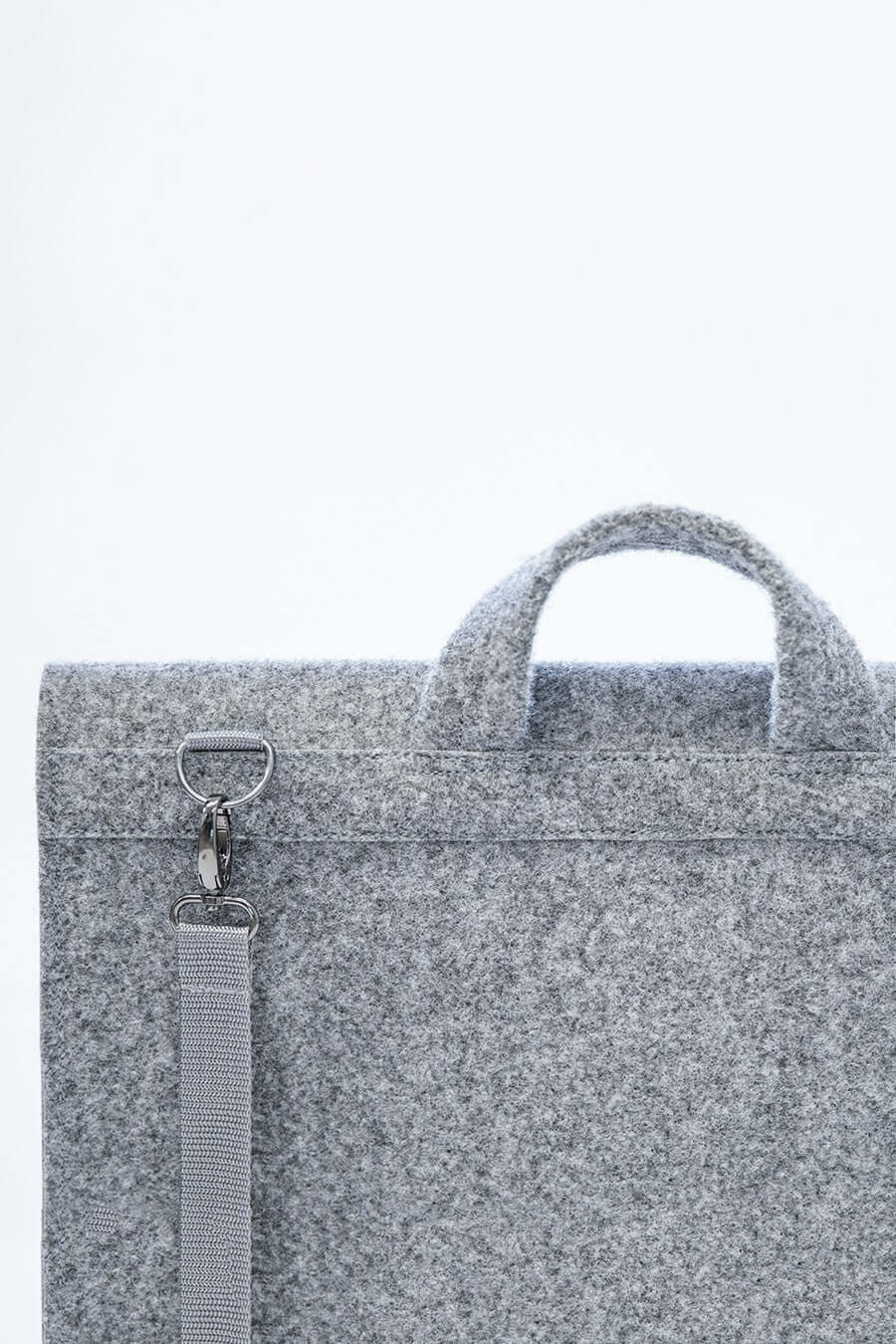 Grey Minimalist Laptop Briefcase