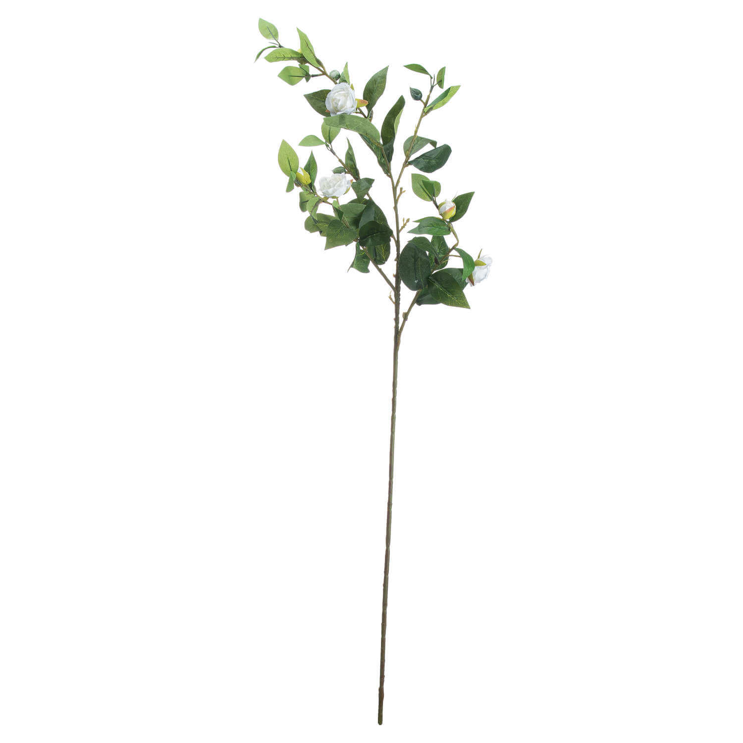 Cream Artificial Gardenia Stem for Home Decor