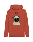 Pug or Snorty Potato? Men's Hoodie – Cozy, Funny, & Pug-tastic!