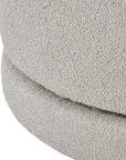 Swivel Ottoman in Neutral Upholstery