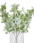 Lambs Ear and Wax Flower Faux Stem Winter Greenery