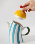 Ceramic Waist-Handle Teapot-4