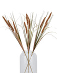 Terracotta Grass Stems Set of Three for Natural Warmth