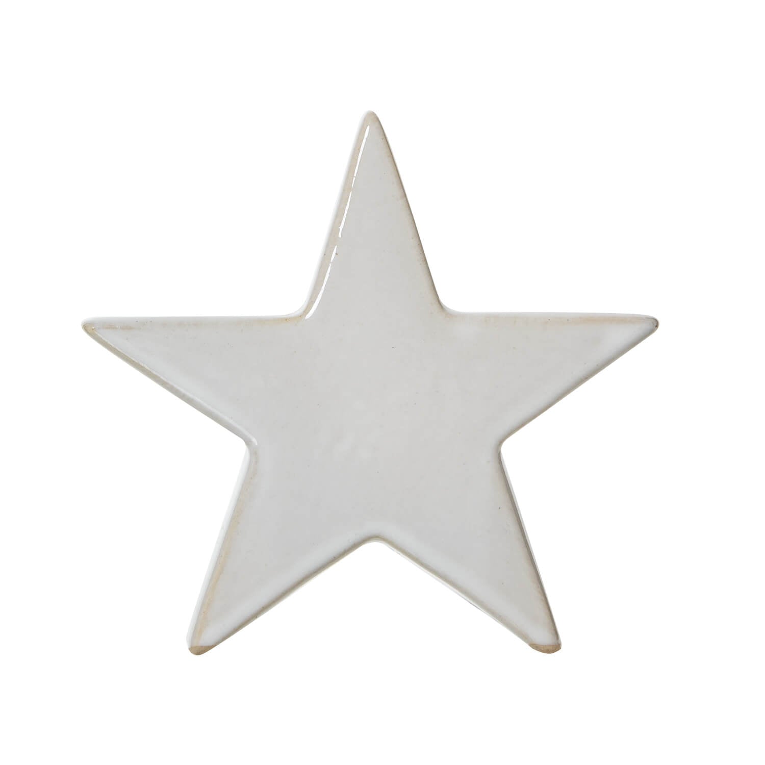 Mini Ceramic Star White