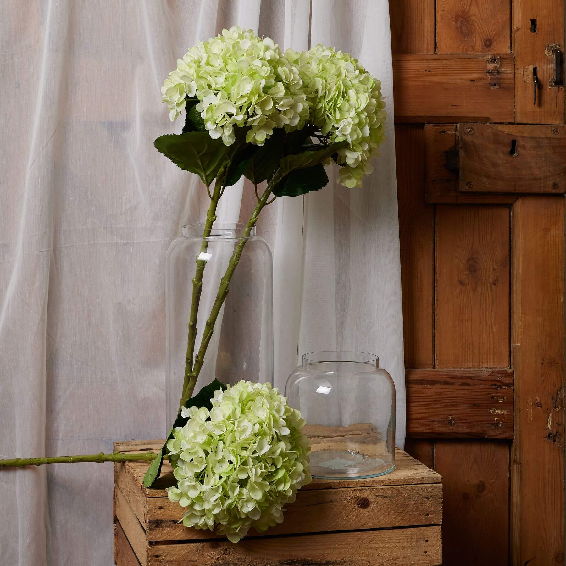 Lush Oversized Green Hydrangea | Statement Floral Decor