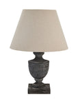 Wooden Base Linen Table Lamp