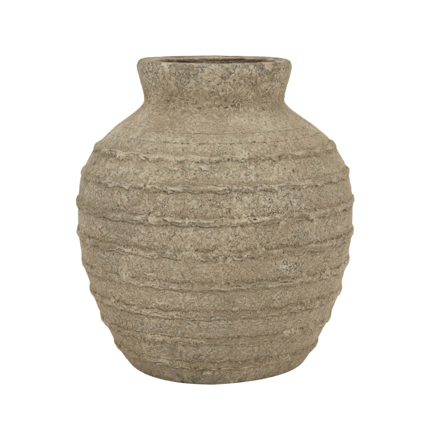 Elegant Medium Tuscan Grey Vase | Modern Home Decor