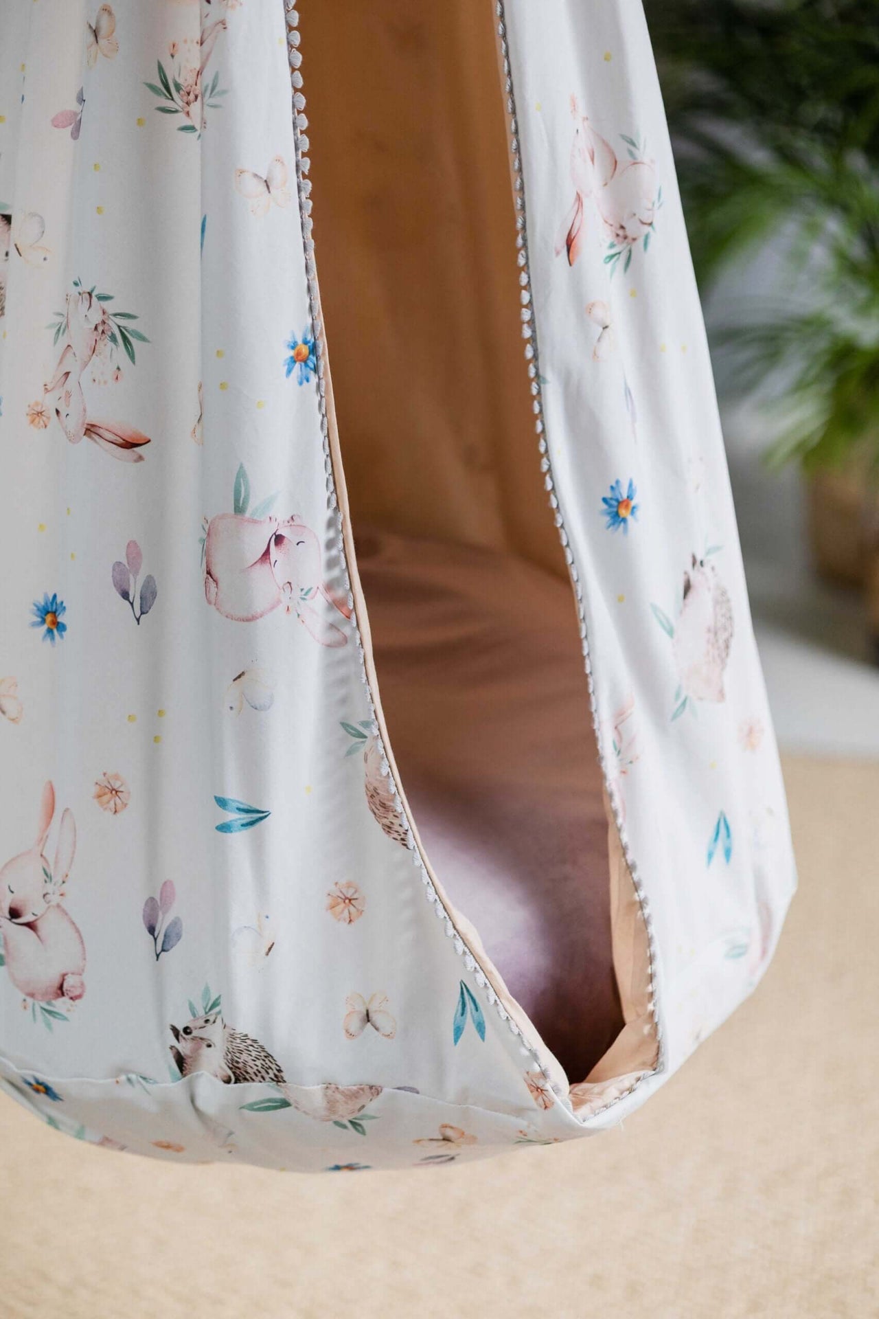 Kids&#39; Indoor/Outdoor Cocoon Hammock – Safe &amp; Fun Swing by Sówka at brixbailey.com