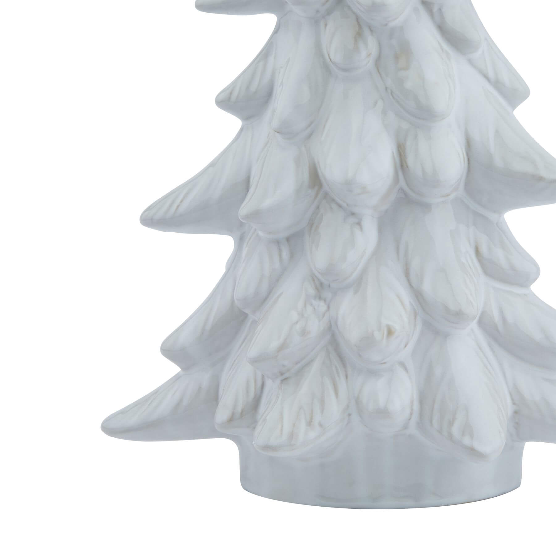 Large Snowy Fir Tree Winter Decor Accent