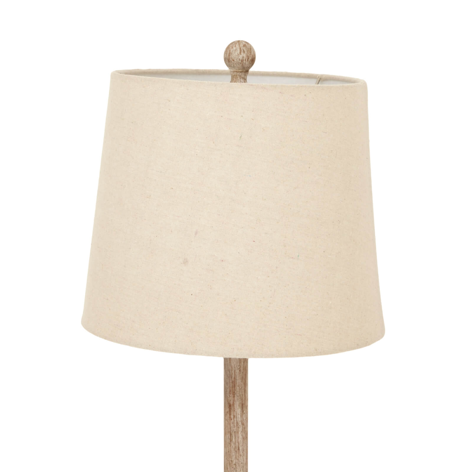 Elegant Chiaro Candlestick Lamp | Linen Shade Table Light