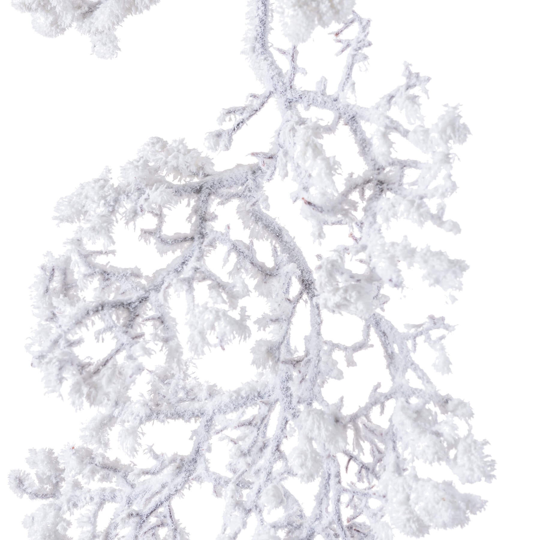 Realistic snow-dusted frosted garland for winter dÃ©cor, naturalistic foliage with dimensional depth  

*(99 characters)* by sostter at brixbailey.com