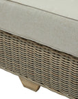 Three Seater Outdoor Sofa in Wicker and Acacia Wood