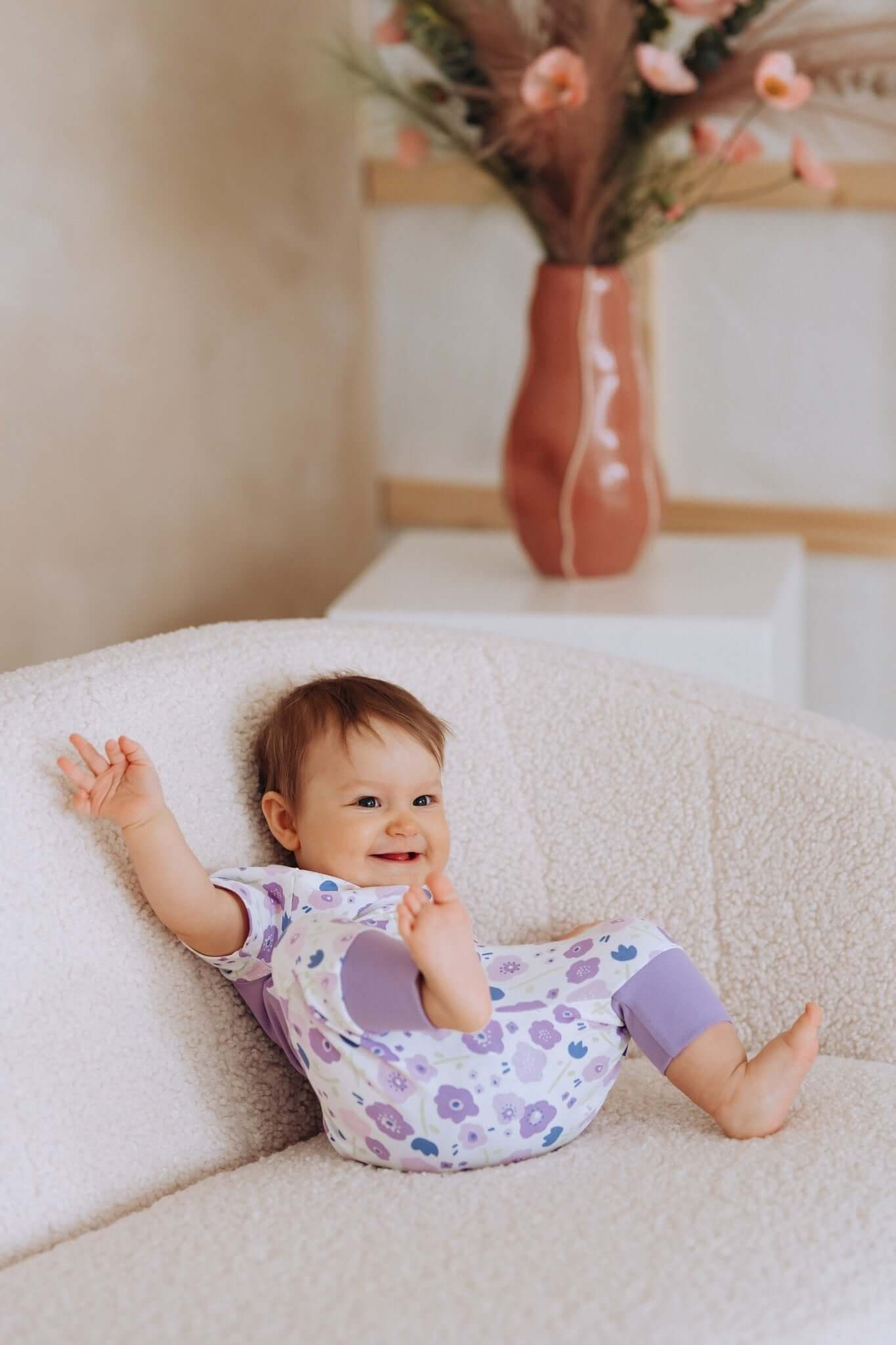 Baby Summer Shorts in Floral Print