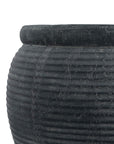 Stylish Grey Large Plant Pot for Modern Decor