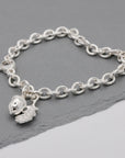 Tiny Beginnings Christening Silver Charm Bracelet