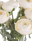 Soft Cream Ranunculus Stems for Delightfully Stylish Home Decor