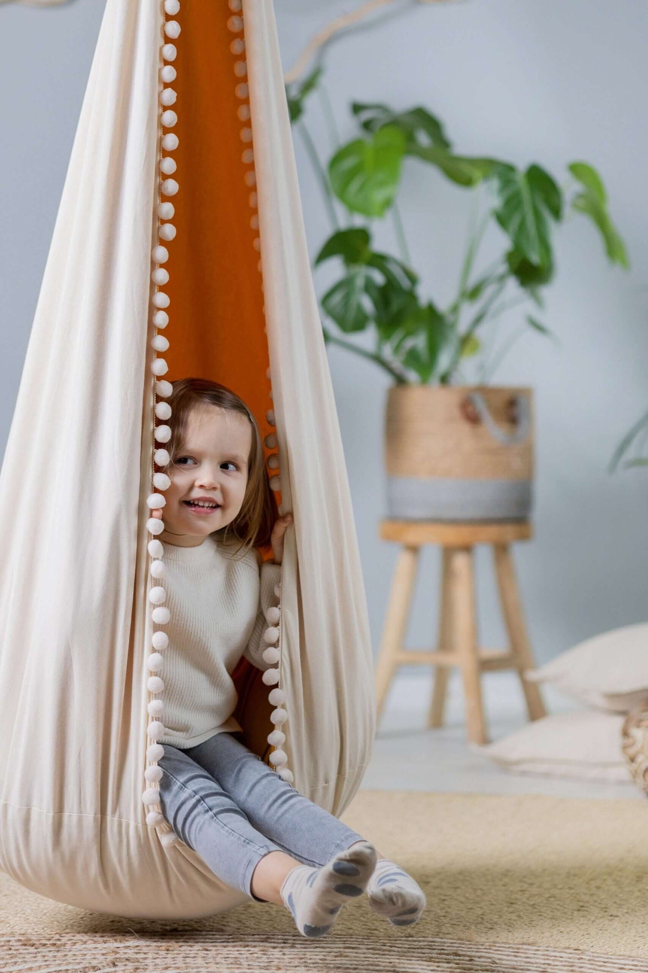 Kids Cocoon Hammock – Fun &amp; Safe Indoor/Outdoor Swing by Sówka at brixbailey.com