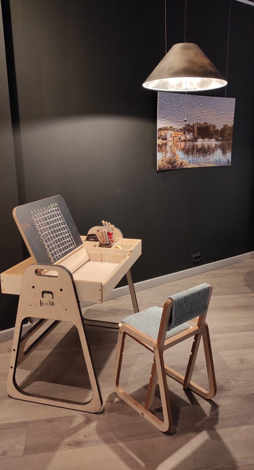 Adjustable Mint Green Chair for Children