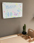 Acrylic Whiteboard for Kids Learning and Drawing