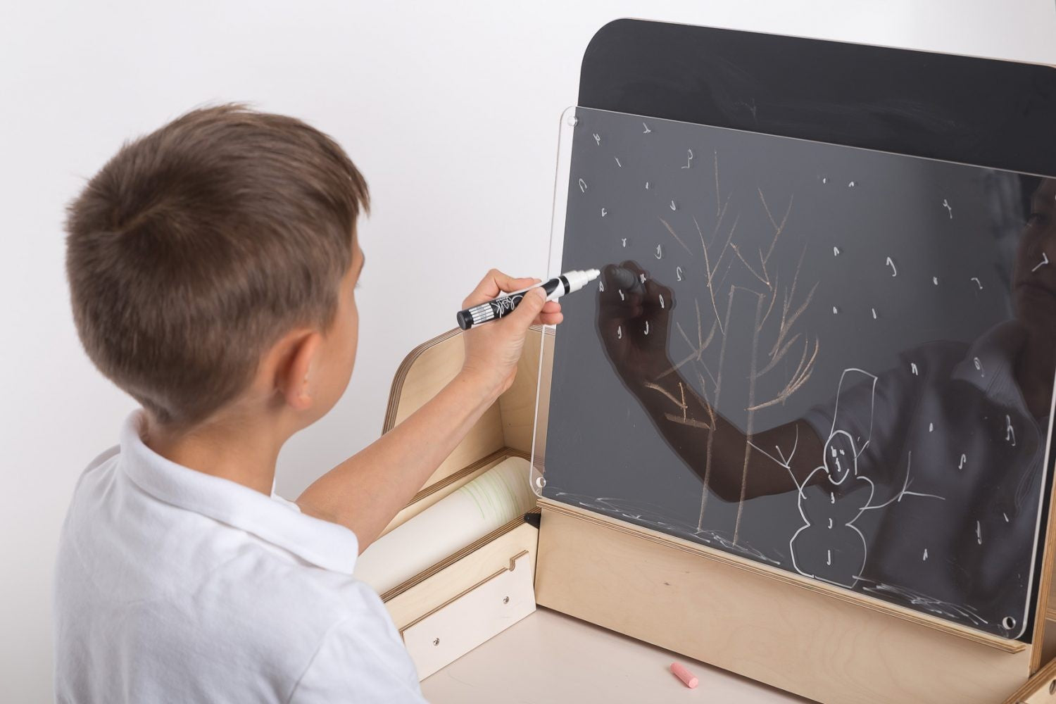 Adjustable Montessori Table and Chair Set Mint Green