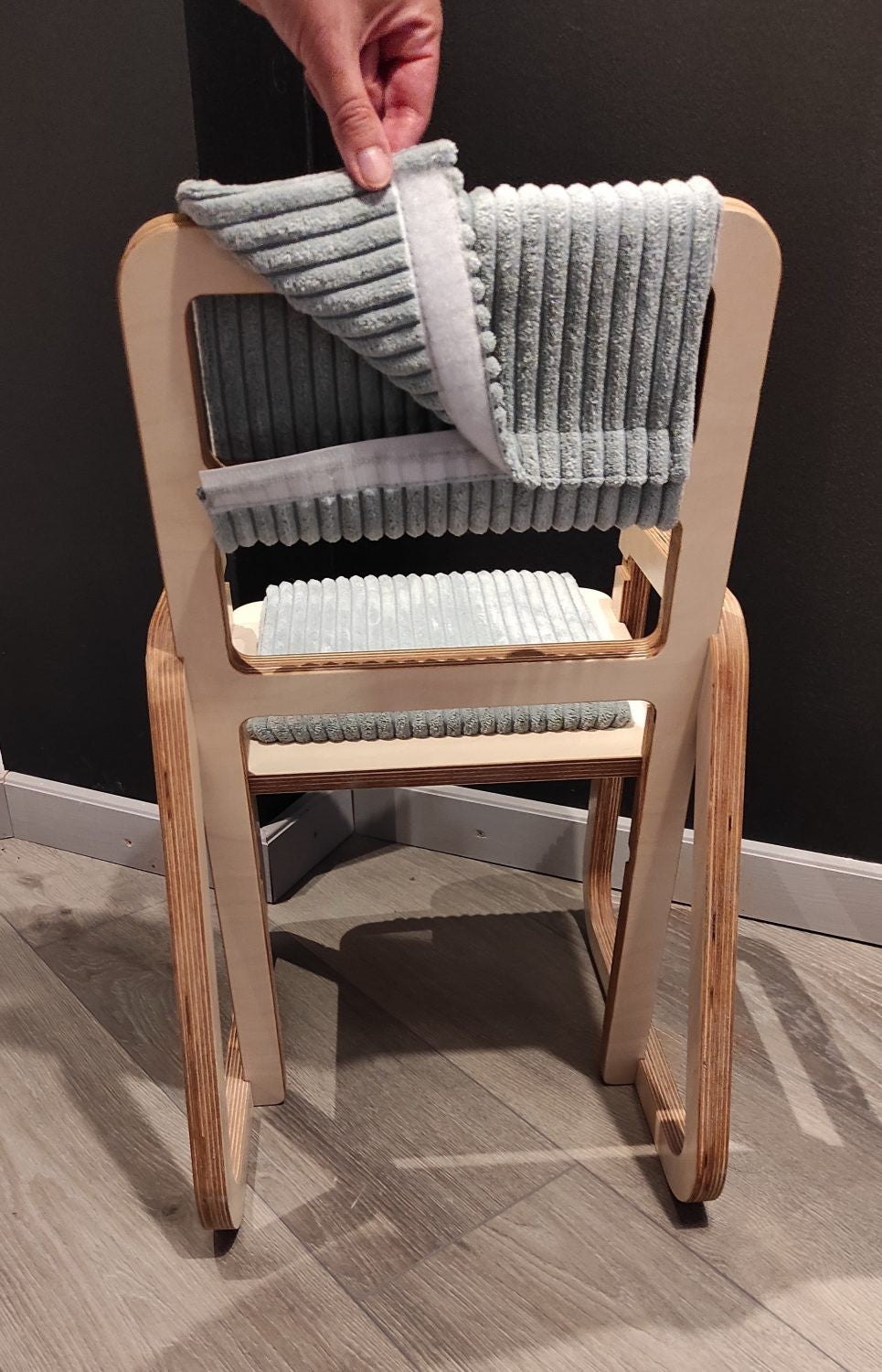 Adjustable Montessori Table and Chair Set Mint Green