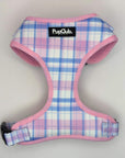 Adjustable Harness - Pink Tartan