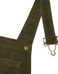Adult Khaki Chunky Cord Dungarees