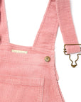 Adult Pink Chunky Cord Dungarees