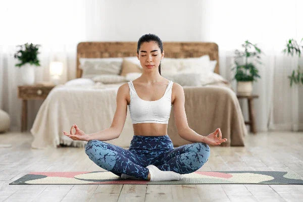 Yoga Mat | 6mm Thick | Blue | Non-Slip | Eco Friendly | Yune Yoga | Echo-3