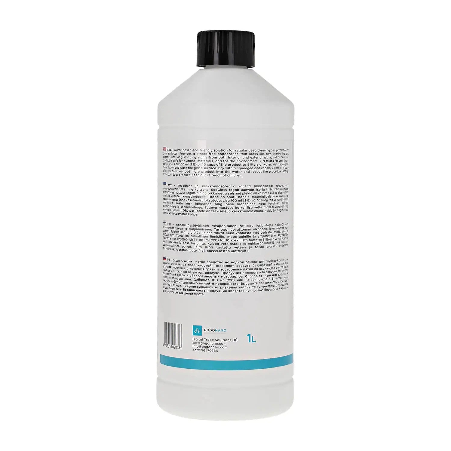 EcoGlass Window Cleaner One Litre