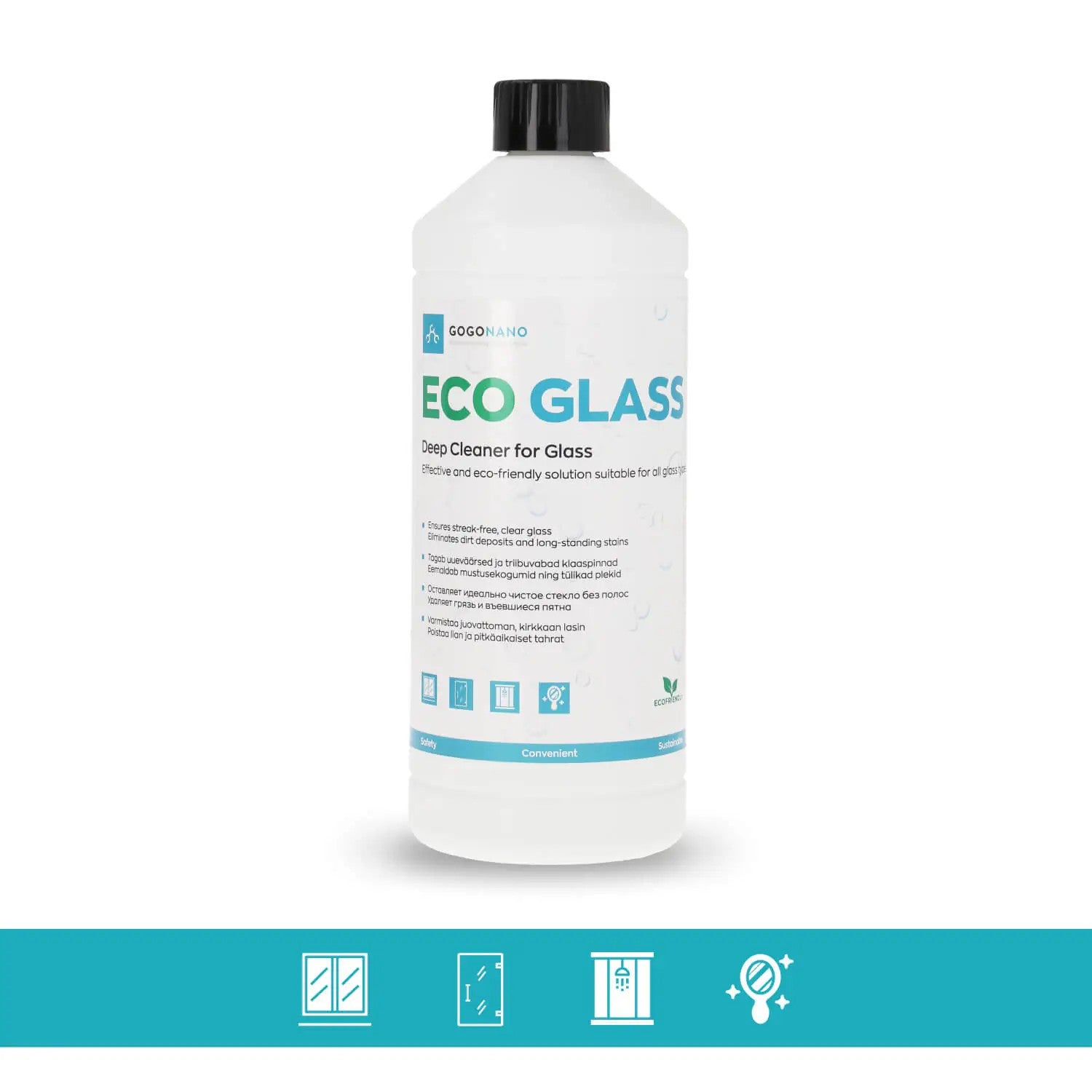 EcoGlass Window Cleaner One Litre
