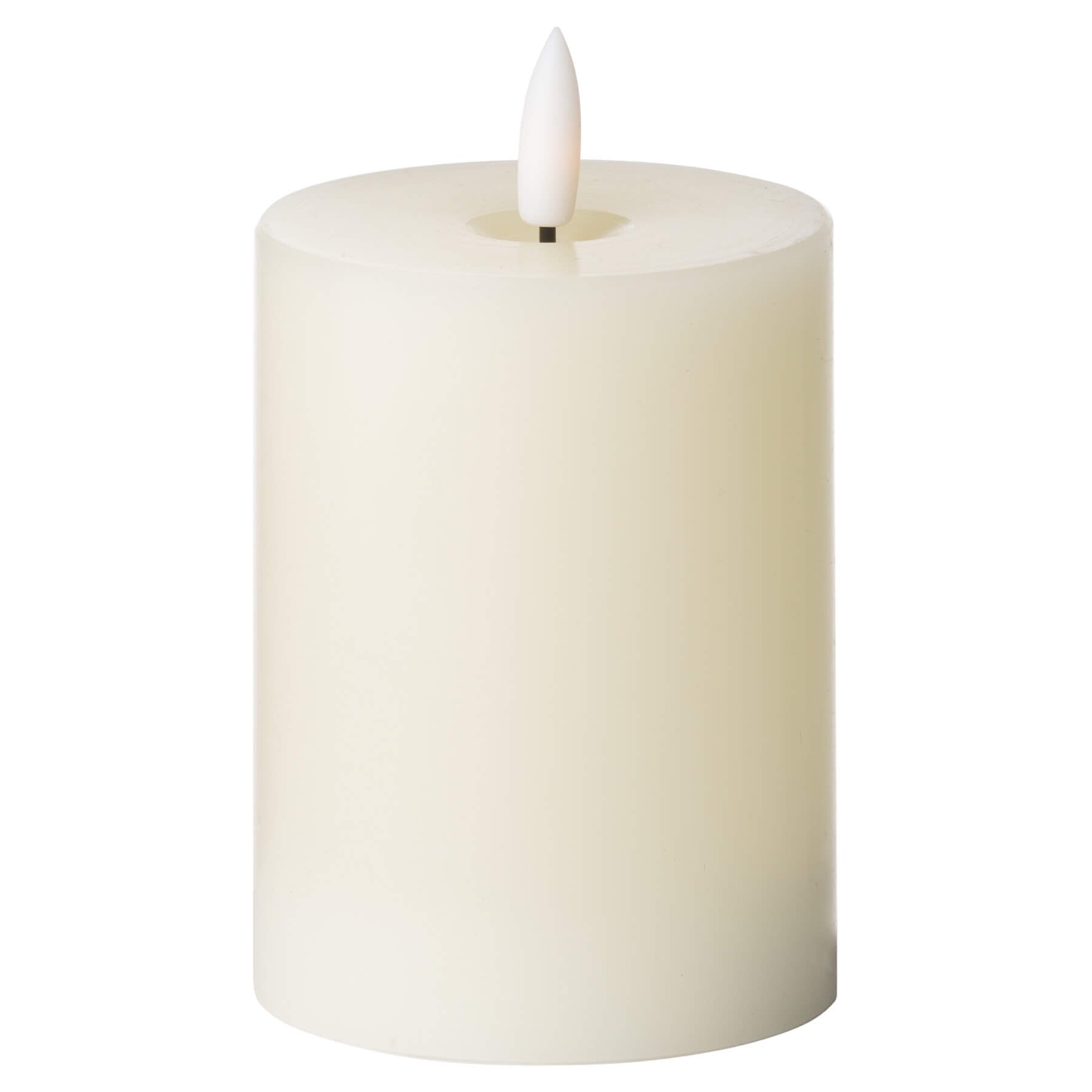 Premium 3 x 4 LED Cream Candle | Natural Glow Luxury Set