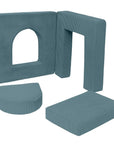 Aesthetic Soft Play Set for Toddlers, 4 Elements - Turquoise