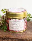 The Palace Gardens Candle in a Matt Gold Tin