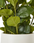 White Hydrangea Artificial Potted Plant